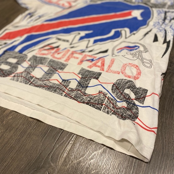 Vintage Buffalo Bills All Over Print Shirt - Picture 2 of 6